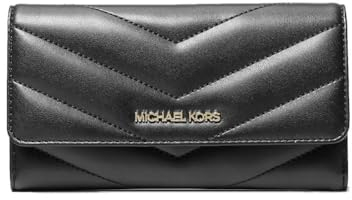Michael Kors Jet Set Travel Collection Dreifachbörse für Damen, Schwarz, Casual
