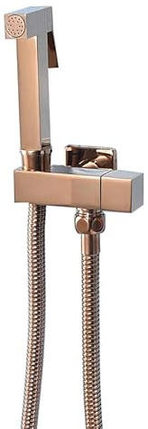 Pulvérisateur De Toilette Pour Bidet Kit Douchette Wc Laiton Tout Le Cuivre Est Principalement Utilisé Dans Les Toilettes Des Salles De Bains or Rose tuyau En Acier Inoxydable