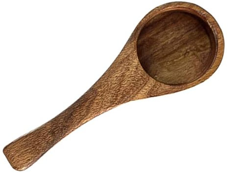 COLLBATH 1pezzi Cucchiaio Misuratore Legno Di Teak Cucchiaio Dosatore Per Caffè e Spezie Strumento Da Cucina Pratico e Elegante Misura Perfetta Per Preparazioni Gourmet