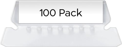 Pendaflex Hanging File Folder Tabs,100 Sets of File Folder Labels, 2 File Tabs for Hanging Folders with 100 Inserts
