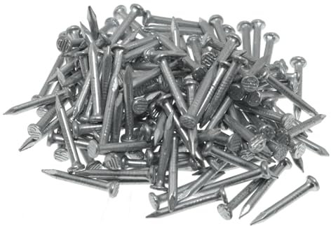 Maxmoral 200 Stück Stahl-Dachpappnägel, 1,5 cm, Zement-Stahlnägel, Betonnägel, Renovierungshaken für Schuppen, Dachdecker, Schiefer, Befestigung, Filz-Reparatur, Installation von Schuppen, Pavillons,