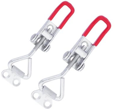 ARTIBETTER Pinces À Bascule Métalliques 4001/4002 2 Pièces Installation Facile Pour Porte Darmoire Boîte Outil