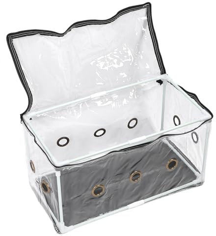 TOPINCN Still Air Box Mykologie-Pilzzuchtbox, Pilzzuchtbeutel, Pilzpflanzbeutel, Abzugshaube, Vermehrungsstation, PVC, Durchsichtiges Pilzzuchtzelt, Pflanzbeutel-Set für
