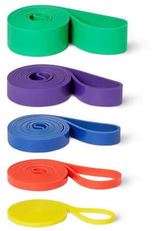 Amazon Basics Exercise Resistance Bands for Working Out, Set of 5