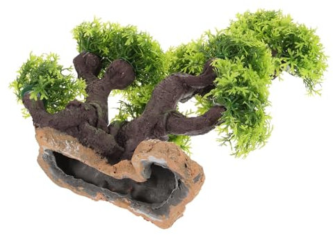 DRESSOOS Künstlicher Baum Aus Kunststoff Für Aquarien Langlebige Dekorative Pflanzen Für Fischbecken Und Terrarien Lebendige Farben Sichere Materialien Realistische Gestaltung