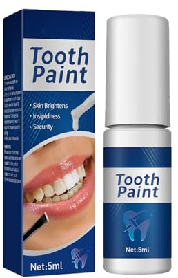 Whitening Tooth Paint Stylo de blanchiment des dents – Gel émaillé sûr pour enlever les taches, contrôle de la plaque dentaire, blanchiment des dents jaunes, haleine fraîche, soins bucco-dentaires à