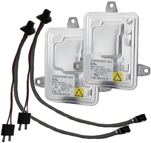 Générique Unité de commande de phare adaptatif 2PCS 130732931201 A1669002800 130732926301 130732927200 Ballast D1S D1R pour phare au xénon pour Mercedes