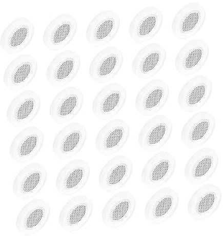 SEWACC 50pièces Joint Silicone Filtre Filet Douche Acier Inoxydable Et Silicone Gasket Pour Flexible Et Robinet Salle De Bain