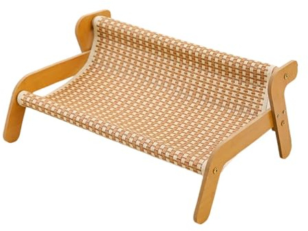 KiBcsLic Kratzbrett Katzen Sofa Kratzmatte Lounge Katzenbett Robustes Holz für Kratzmöbel Katzenlounge Kratzpad Loungebett für Katzenbesitzer Zuhause Wohnberei, Kühlmatte