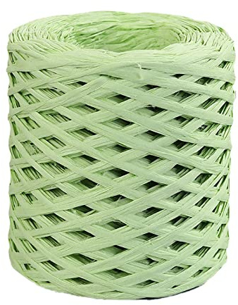 200m tejido a mano rafia paja papel hilo hornear embalaje cinturón cuerda crochet verano sombrero bolsas embalaje(3)
