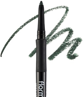 Flormar Style Matic Eyeliner - Vattenfast Automatisk Kajal - Intensivt pigmenterad eyeliner med matt finish - För precisa linjer och långvarig ögonmakeup, S08 Serious Green