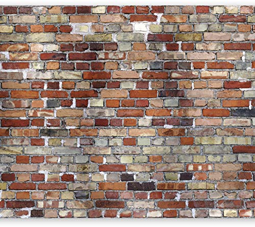 Fototapete - Tapete selbstklebend Steinoptik 392x280cm Foto Tapete Tapetenfolie Möbelfolie Wandverkleidung Wandtapete MotivtapetenSchlafzimmer 3d Effekt Steintapete Steine Mauer Steinoptik 3D