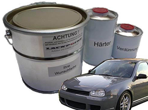 Lackpoint 1,75 Liter Set 2K Autolack für VW Farbe LY7C Y7C Nardograu Trendlack