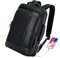 BOPAI Mochila Expandible Inteligente y Antirrobo para Computadora portátil 15.6 Pulgadas Carga USB Ejecutivo Impermeable Mochila Multifuncional Oficina Universitaria Negocios Mochila Negro