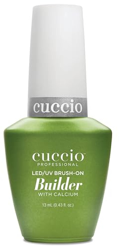 Cuccio LED/UV Gel Polish Brush On Builder, Grün, 13 ml