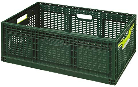 Stabile Klappbox aus Kunststoff 60x40x21,9 cm Gemüsekiste Faltbox