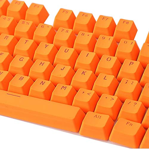 AchidistviQ 106 PCs Keycaps Set, Two-Color PBT Keycaps for Universal Gaming Keyboard Keycaps- Orange