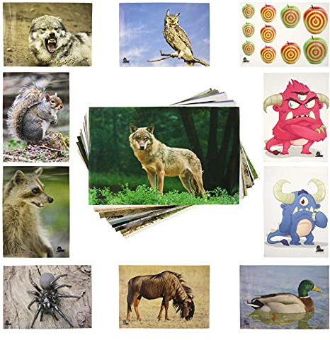 Stronghold Auflage-Pack 20 Stück - 30x42 cm - wasserabweisend/reißfest; Auflagen für Ziel, Zielscheibe, im Bogensport, mit Pfeil und Bogen, Kinder und Erwachsene