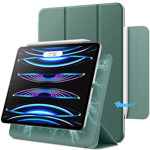 JETech Magnetische Hülle für iPad Pro 11 & iPad Air 5/4 10,9, Neblig Grün | Für iPad Air 10,9 (2022/2020) & Pro 11 (2022/2021/2020/2018), Schlankes Smart-Design, Auto Schlafen/Wachen, Leichter Schutz