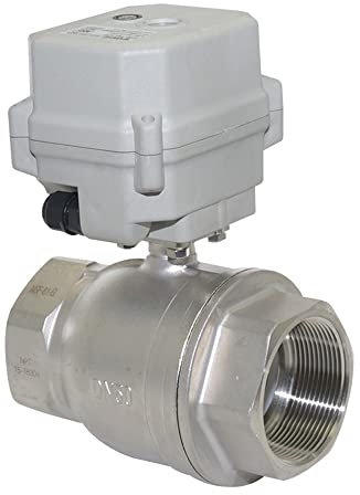 2 Zoll DN50 DC24V 2-wege Edelstahl motorisierter Kugelhahn Mit Manueller Funktion,CR301