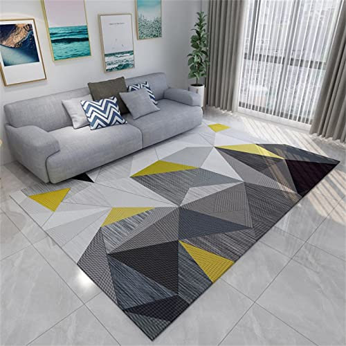 DJHWWD Weihnachtsläufer grau Esszimmer Teppich Teppichboden Auslegware Wohnzimmer Modernes Minimalistisches Helles Luxusschlafzimmer 130x190cm Badezimmer autdoorteppich