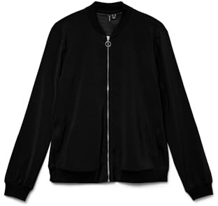VERO MODA Veste de Tailleur pour Femme Fly Away Col Fermeture éclair Veste légère Polyvalente