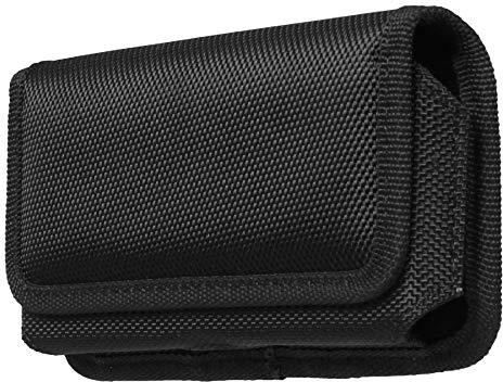 AQ Mobile Custodia Orizzontale con Clip per Cintura, Taglia XXL, Dimensione interiore 17 x 8 x 1.2 cm, Tessuto, per Cellulare/Smartphone