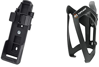 ABUS Fahrradschloss Halterung SH 6000 Bordo & SKS GERMANY TOPCAGE Flaschenhalter für Fahrräder, 18 x 10 x 10 cm