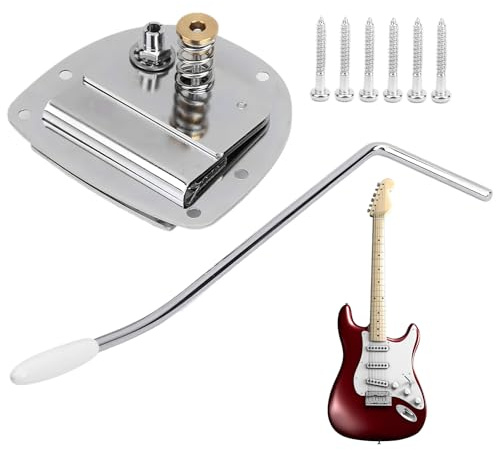 Ponte Tremolo - Sistema Vibrato Per Chitarra Elettrica | Sostituzione Cordiera Zinco | Pezzo Vintage, Accessorio Strumento Musicale, Regolazione Tonalità, Personalizzazione del Suono