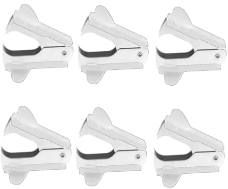 Clipco Weiß Stapler-Entferner Modern 6er Pack