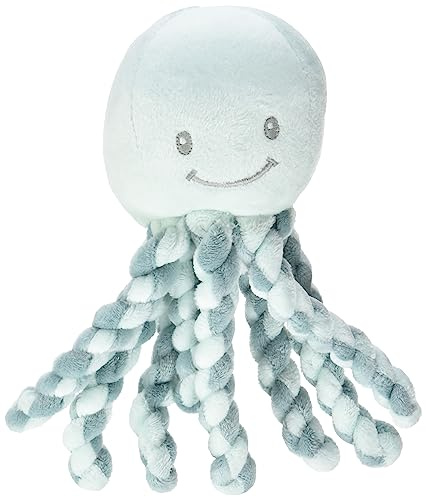 Nattou Spieluhr Oktopus, Wiegelied «La-Le-Lu», Für Neugeborene und Frühchen, 23 cm, Lapidou, Türkis/Mintgrün