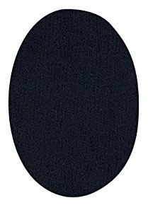 6 Iron-on Knee and Elbow Patches for Kids School Tracksuits and Sportswear Repair and Reinforcement 5.5 x 3.7 in Black