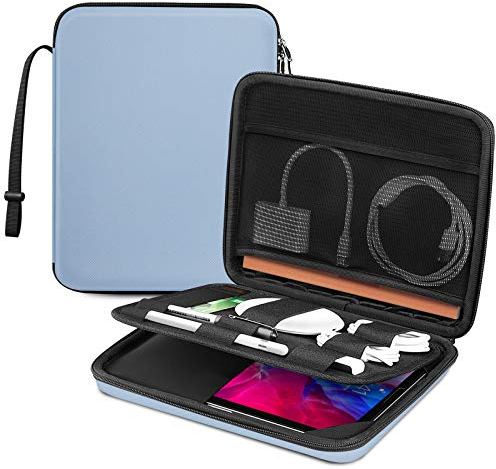 FINPAC Tasche Hülle für 11 Zoll iPad Air M3/M2 2025-2024, 11 iPad Pro M5 M4 2025-2024, 11 iPad (A16) 2025/ iPad Pro 2022-18, 10.9 iPad 10. Gen & iPad Air 5/4, Tablet Tasche mit Zubehör Organizer