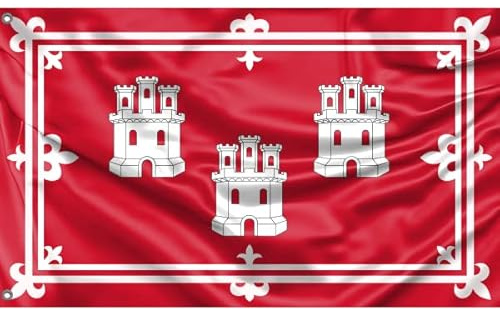 Bandiera della città di Aberdeen, Scozia, design unico, Made in EU (90 x 150 cm)
