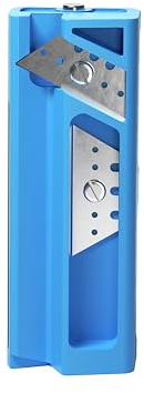 Knauf Kantenhobel mit 1 Arbeitsklinge und 3 Ersatzklingen – Gips-Hobel zum exakten Anfasen von Gipsfaser-Platten, Trockenbau-Hobel