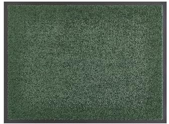 andiamo Fußmatte Verdi - Schmutzfangmatte für den Hauseingang - ideal als Fußmatte innen oder als Fußabtreter im überdachten Außenbereich - Fußabstreifer für Haustür 90 x 150 cm Dunkelgrün 2
