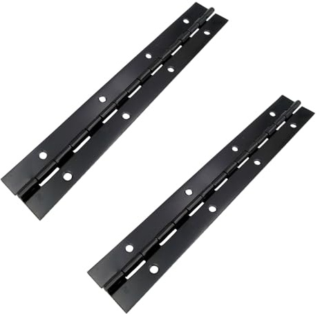 Bisagra de piano de 400 x 30 x 0,8 mm, bisagra larga de acero inoxidable para muebles, bisagra continua resistente con agujeros para pianos, puertas de armario y ventanas grandes