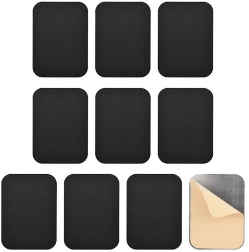 UFURMATE Plaque de couverture de trou de clé, 10 pièces, Écusson de réparation en fer, Plaques de couverture de serrure de porte auto-adhésives, Plaques de couverture de trou de serrure de porte