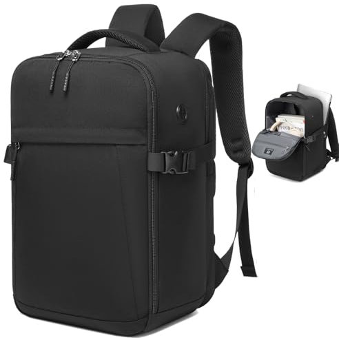 Myhozee für Ryanair Handgepäck Rucksack 40x20x25 Reiserucksack Handgepäck Flugzeug Backpack Schulrucksack mit Laptopfach für Weekender für Herren Damen 20L