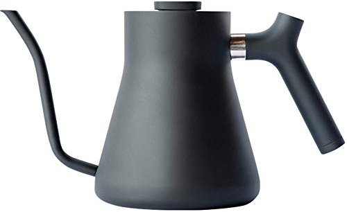OQHAIR Hervidor de café, 4 Tazas, 200 ml, cafetera Moka para Estufa, cafetera Espresso de Acero Inoxidable, cafetera exprés, Tetera Moka para Estufa (Color: Plateado, tamaño: 200 ml) (neg