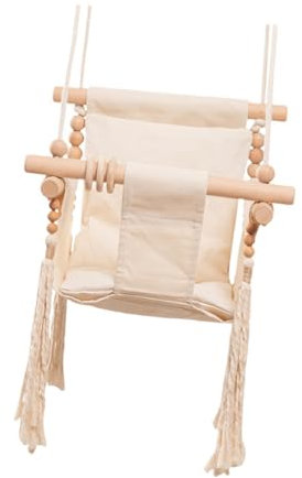 predolo Babyschaukel Türsteher Holz Hängeschaukel Spielzeug für Schlafzimmer Spielplatz Garten
