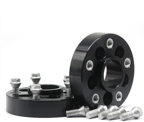 DZSLLOOI Cales Elargisseurs Voies 2 Stück 25/30/35Mm Spurverbreiterungsadapter PCD 5 X 120 CB 65 Oder 72,56 Mm M14 X P1.5 Passend Für VW T5 T6 Cales D'espacement Roue(30mm 65.1mm)