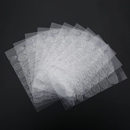 Cinta Adhesiva Transparente de Doble Cara para Puntas de Uñas Postizas con Fuerte Adherencia, 240 Piezas