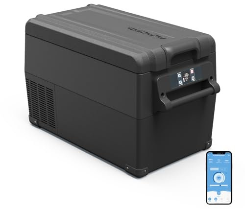 Alpicool NCF35 35L Frigoriferi Portatile Elettrico Frigorifero per Auto Congelatore 12V 24V DC/AC Mini Frigo per Viaggio, Picnic, Campeggio Uso Esterno, da -20℃ a 20℃(nero)
