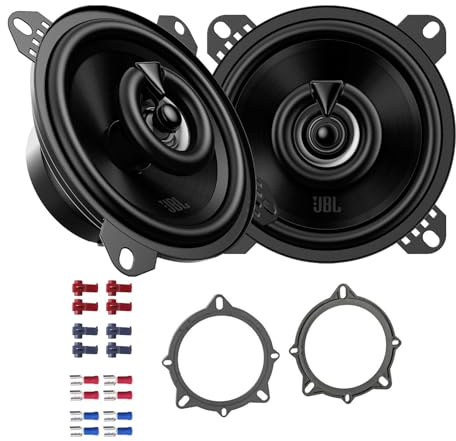 JBL Auto Lautsprecher Boxen Stage2 45F 2x320 Watt 10 cm 2 Wege Koax passend für BMW 3er E90 E91 2005-2012 Türen vorne