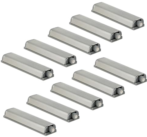 10 Stück Push to Open Türöffner - Drucktüröffner - Kunststoff - Einfache Drucköffnung ohne Griff - Für Schranktüren, Möbel, Schubladen, Vitrinen