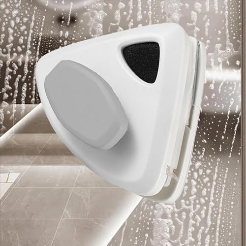 Magnetischer Fensterreiniger Doppelseitiger Glasreiniger Hinterlässt Keine Flecken, 15-24MM Doppelscheibenreiniger, Glaswischer Professionelles Hochhäusern Fensterreinigungsgerät