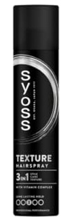 Syoss Glaze Professional Styling Hairspray 300 ml – Extra Strong Hold, Long Lasting Shine & Laminating Finish, Hair Spray with Pantenol & Niacinamide for Frizz-Free, Glossy Hairstyles Pack of 3