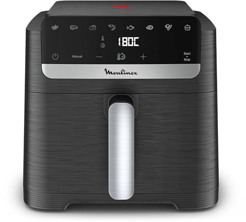 Moulinex Easy Fry Compact, Air fryer, kompakt design, XL 7,5 l kapacitet, intuitiv pekskärm, EZ8618F0