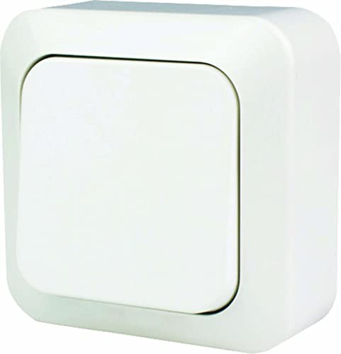 Bouton Poussoir en saillie Celesta - Blanc - Dio